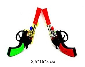 Оружие арт. 002 Пистолет цвета микс в пак._=/576 шт./