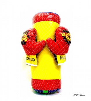 Бокс арт. HJ-410 Набор груша с перчатками в сетке_ Бокс арт. HJ-410 Набор груша с перчатками в сетке_