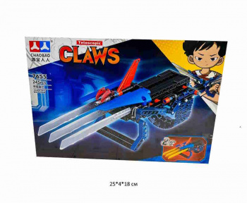 Конструктор арт. 7655 Наруч с ножами "Когти" 245 дет. в кор.• Конструктор арт. 7655 Наруч с ножами "Когти" 245 дет. в кор.•