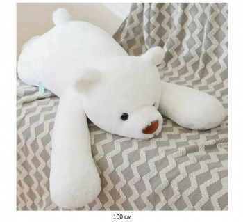 им Медведь арт. YE290910-9-1/9018-21-1/241125-10-1 Белый 100 см в пак.)