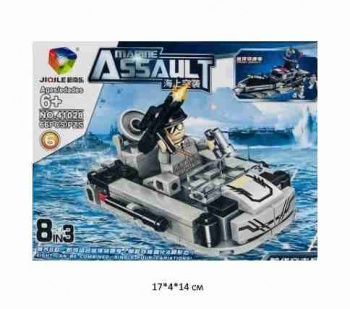 Конструктор арт. 41028-6 Военный катер 66 дет. в кор.~ Конструктор арт. 41028-6 Военный катер 66 дет. в кор.~