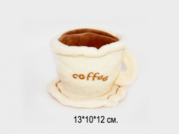 им Еда арт. 209137 Чашка кофе на блюдце 12 см в пак.