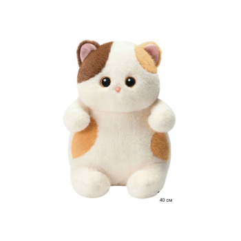 им Кошка арт. 209116 Толстячок трехцветный 40 см в пак.