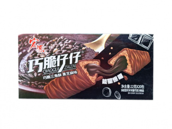 Печенье арт. 020880 В глазури с начинкой какао 22 г 20 шт. в кор.#