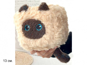 им Куб арт. 209062 Сиамская кошка мохнатая 13 см в пак.