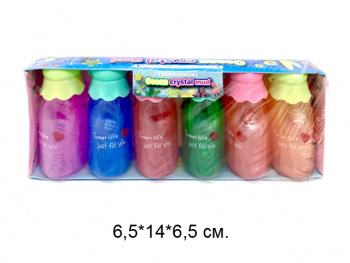 Лизун арт. LY-71/95 Перламутровый в бутылке (6 шт.) шоубокс_/72 шт./