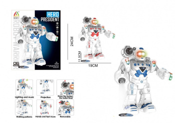 Робот арт. 827-1" На батар. в коробке 19,5*23,8*11