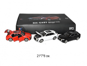 Модель металл. арт. CZ114A Ауди Q-8 (6 шт.) в кор.~• Модель металл. арт. CZ114A Ауди Q-8 (6 шт.) в кор.~•