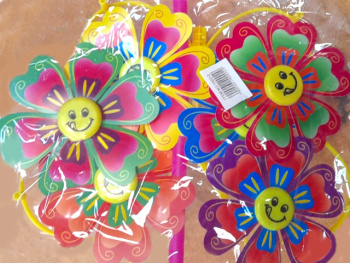 Ветерок арт. 1920-2 Цветок-смайлик 7 цветков в пак._