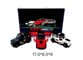 Модель металл. арт. BCP-1AA Джип цвета микс (6 шт.) шоубокс_