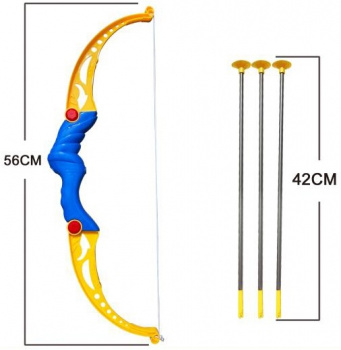 Лук арт. 5600"  Со стрелами в пакете 22*62*0