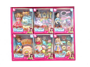 Кукла арт. WJ513A1 С аксессуарами, ассортименте (24 шт) в кор.=