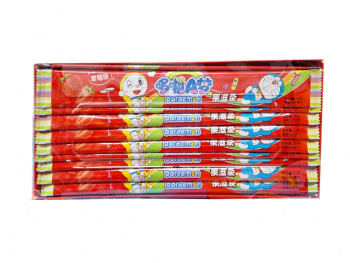 Конфета арт. 613391/ Жевательная полоска "Клубника" 12 г 50 шт. в кор.'