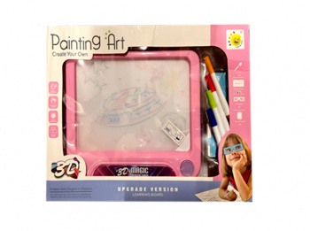 Доска для рисования арт. 22088-31A С 3D очками в кор._