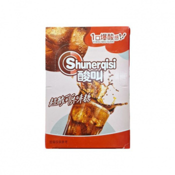 Конфета арт. 112932/ Суперкислая "Кола" 10 г на листе 30 шт. в кор.*