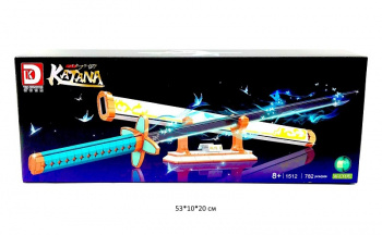 Конструктор арт. DK1512 Меч самурайский 782 дет. в кор._