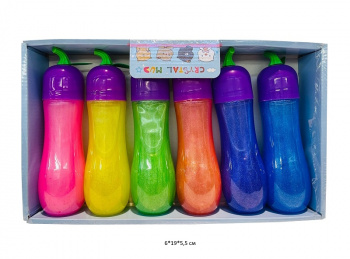 Лизун арт. RF-337 "Баклажан" цвета микс блестки (6 шт.) шоубокс• Лизун арт. RF-337 "Баклажан" цвета микс блестки (6 шт.) шоубокс•