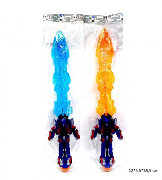 Меч арт. 0726-8 "Робот" цвета микс в пак._ Меч арт. 0726-8 "Робот" цвета микс в пак._