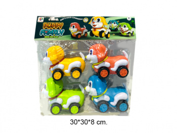 Набор машин арт. BJ687A Собачки 4 шт. в пак.• Набор машин арт. BJ687A Собачки 4 шт. в пак.•