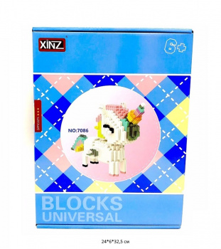 Конструктор арт. 7086 Микро Единорог в кор._ Конструктор арт. 7086 Микро Единорог в кор._