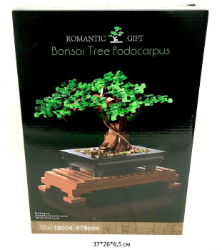 Конструктор арт. 19004 Бонсай 878 дет. в кор._