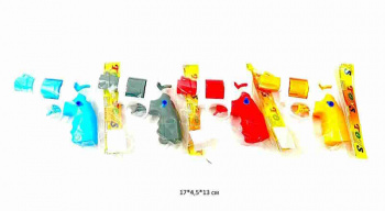 Пистолет водн. арт. QW03 "Револьвер" цвета микс в пак._