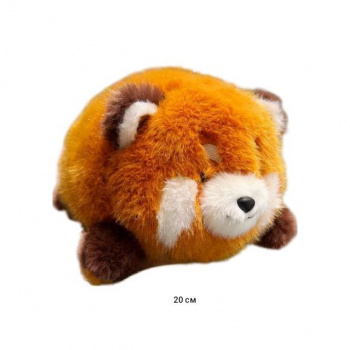 им Панда арт. 209236 Красная круглая лежит 20 см в пак.