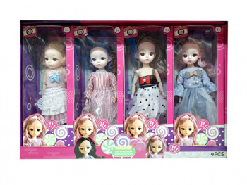 Кукла арт. LL12 Шарнирная в ассортименте в кор.=