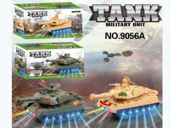 Танк арт. 9056A На батар. свет, звук в кор.= /120 шт./