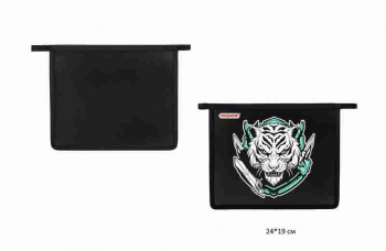 кс_Папка для тетрадей арт. 272195 ПИФАГОР А5, 1 отделение пластик на молнии White tiger кс_Папка для тетрадей арт. 272195 ПИФАГОР А5, 1 отделение пластик на молнии White tiger