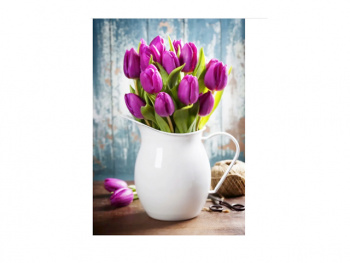 Картина по номерам арт. RA73677 Букет тюльпанов в кувшине 40*50 в кор.