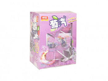 Конфета арт. 907185 Карамель на палочке "Виноград" 280 г в кор.