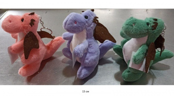 им Дракон арт. 2302-19 Цвета микс брелок 15 см в пак.)