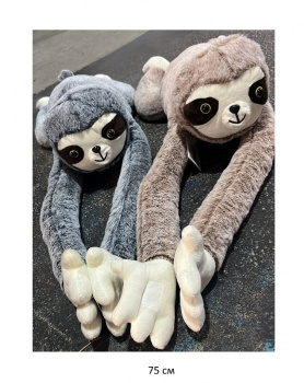 им Ленивец арт. 24226-2 Длинные лапки цвета микс 75 см в пак.) им Ленивец арт. 24226-2 Длинные лапки цвета микс 75 см в пак.)