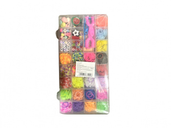 Набор для плетения арт. JY037 Резиночки в кор._/120 шт./ Набор для плетения арт. JY037 Резиночки в кор._/120 шт./