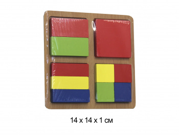 Деревянная игрушка арт. 92-24 Вкладыш-сортер в кор._/400 шт./