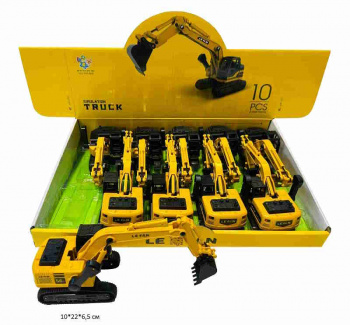 Экскаватор арт. 168-56B Гусеничный (10 шт.) шоубокс•