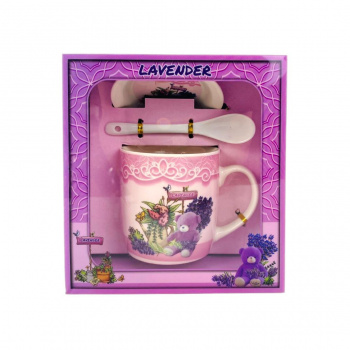 Подарочный набор арт. HK-2115-501 "Lavender" 3 предмета в кор.
