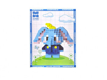 Конструктор арт. 85086 Микро Слон 680 дет. в кор.=