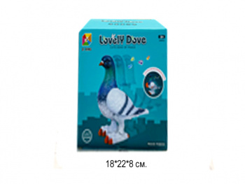 Голубь арт. 3510A На батар. свет, звук в кор.•/72 шт./ Голубь арт. 3510A На батар. свет, звук в кор.•/72 шт./