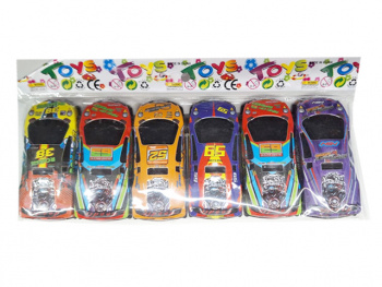 Набор машин арт. 19601/123-60 Спорт 6 шт. в пакете= Набор машин арт. 19601/123-60 Спорт 6 шт. в пакете=