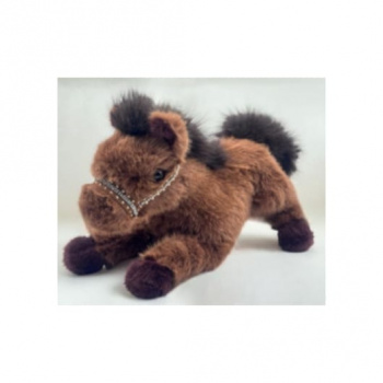 им Лошадь арт. YE25507-1-50-5 Лежит Коричневая 50 см в пак.)