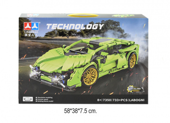 Конструктор арт. 7350 Автомобиль 733 дет. в кор.•/36 шт./ Конструктор арт. 7350 Автомобиль 733 дет. в кор.•/36 шт./