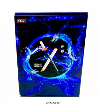 Конструктор арт. 6641 Микро Меч самурайский 3102 дет. в кор._ Конструктор арт. 6641 Микро Меч самурайский 3102 дет. в кор._