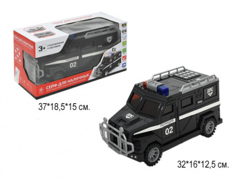 Сейф арт. 3010B Копилка Полиция в кор.•/36 шт./