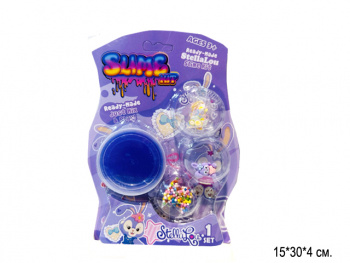 Лизун арт. DX-027 "Создай лизуна" Зайка на листе• Лизун арт. DX-027 "Создай лизуна" Зайка на листе•