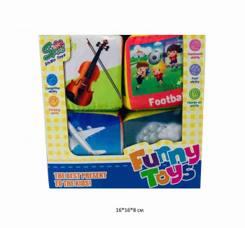 им Кубик арт. 2114B Обучающий Набор 4 шт. в кор.~