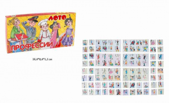 Лото "Профессии" (картон) в кор.